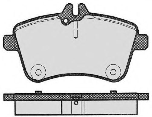 RA.0842.0 RAICAM Brake System Brake Pad Set, disc brake