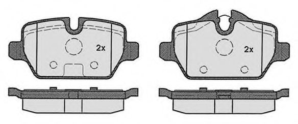 RA.0854.2 RAICAM Тормозная система Комплект тормозных колодок, дисковый тормоз