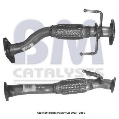 BM50176 BM+CATALYSTS Exhaust Pipe