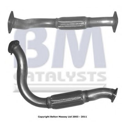 BM50164 BM+CATALYSTS Exhaust System Exhaust Pipe