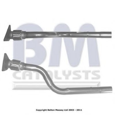 BM50208 BM+CATALYSTS Exhaust System Exhaust Pipe