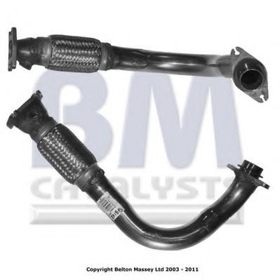 BM70506 BM+CATALYSTS Exhaust Pipe