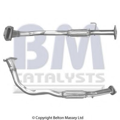 BM70426 BM+CATALYSTS Exhaust System Front Silencer