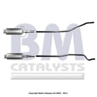 BM11019 BM+CATALYSTS Exhaust System Soot/Particulate Filter, exhaust system