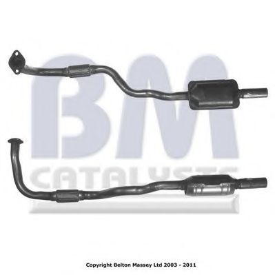 BM90525 BM+CATALYSTS Exhaust System Catalytic Converter