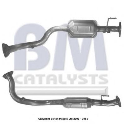 BM91606 BM+CATALYSTS Exhaust System Catalytic Converter