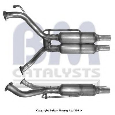 BM91633 BM+CATALYSTS Exhaust System Catalytic Converter