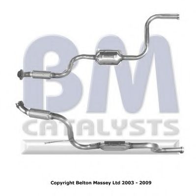 BM80056H BM+CATALYSTS Exhaust System Catalytic Converter