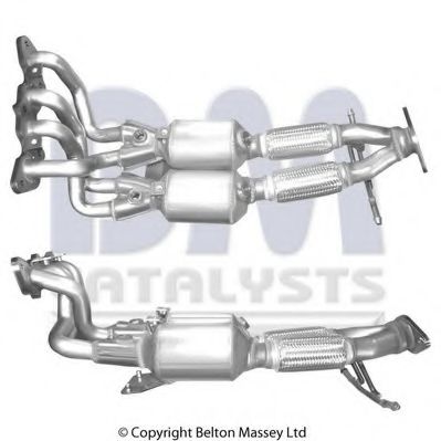 BM91483H BM+CATALYSTS Exhaust System Catalytic Converter