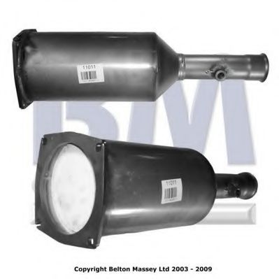 BM11011 BM+CATALYSTS Exhaust System Soot/Particulate Filter, exhaust system
