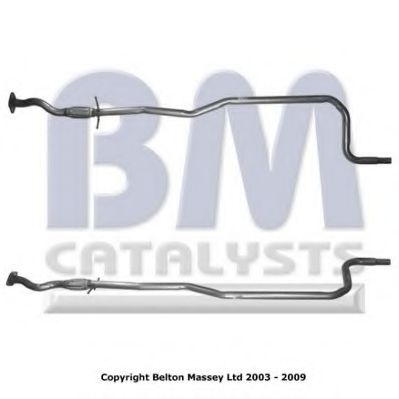 BM50007 BM+CATALYSTS Exhaust System Exhaust Pipe
