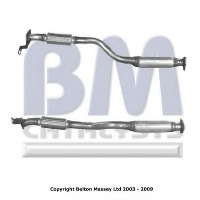BM50011 BM+CATALYSTS Exhaust System Front Silencer