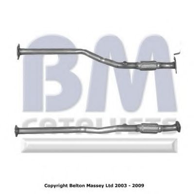 BM50012 BM+CATALYSTS Exhaust System Front Silencer
