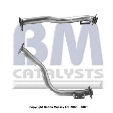 BM70040 BM+CATALYSTS Exhaust Pipe