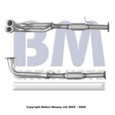 BM70046 BM+CATALYSTS Exhaust System Exhaust Pipe