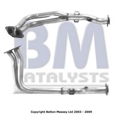 BM70053 BM+CATALYSTS Exhaust System Exhaust Pipe