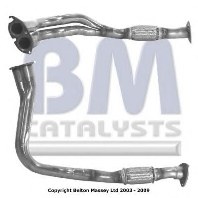BM70067 BM+CATALYSTS Exhaust System Exhaust Pipe