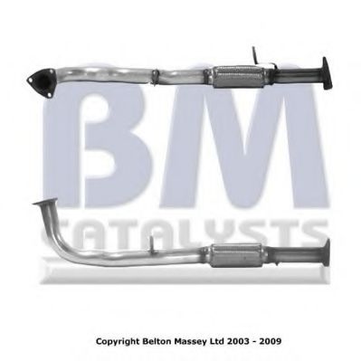 BM70070 BM+CATALYSTS Exhaust System Exhaust Pipe