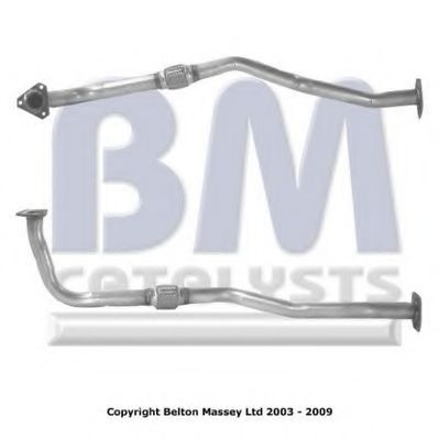 BM70105 BM+CATALYSTS Exhaust System Exhaust Pipe