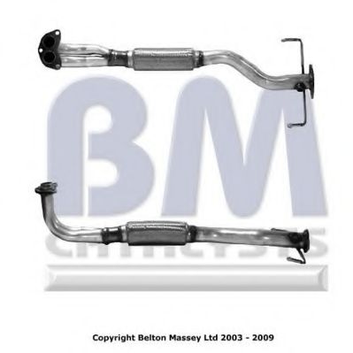 BM70260 BM+CATALYSTS Exhaust System Exhaust Pipe