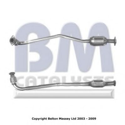 BM80040 BM+CATALYSTS Exhaust System Catalytic Converter