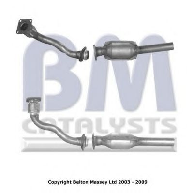 BM80049H BM+CATALYSTS Exhaust System Exhaust Pipe
