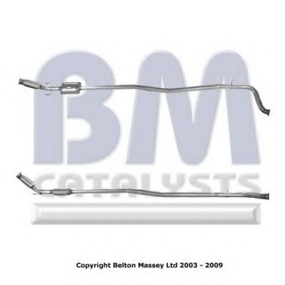 BM80060 BM+CATALYSTS Exhaust System Exhaust Pipe