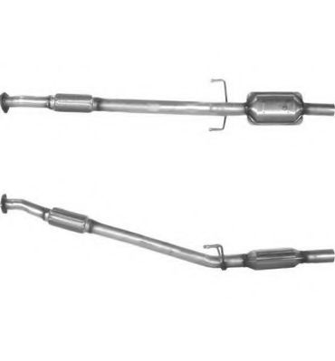 BM80097H BM+CATALYSTS Exhaust System Front Silencer