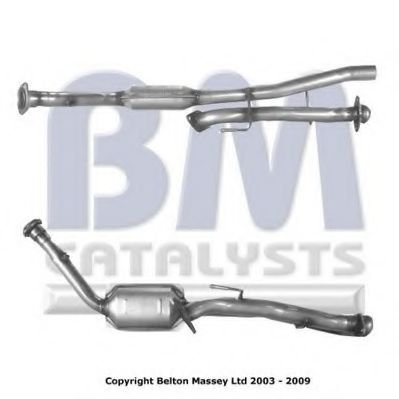 BM90897H BM+CATALYSTS Exhaust System Catalytic Converter