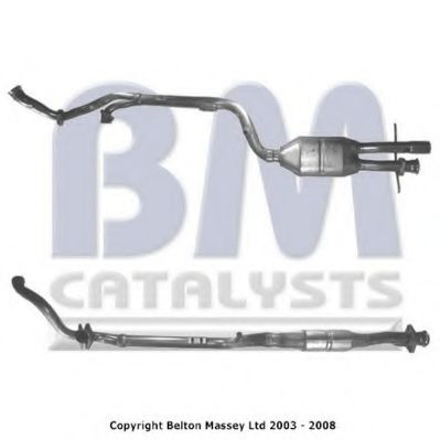 BM90973 BM+CATALYSTS Exhaust System Catalytic Converter