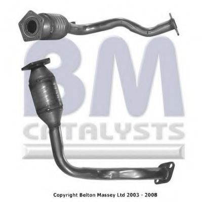 BM91037 BM+CATALYSTS Exhaust System Catalytic Converter