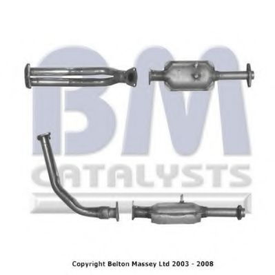 BM91081 BM+CATALYSTS Exhaust System Catalytic Converter