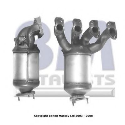 BM91151H BM+CATALYSTS Exhaust System Catalytic Converter