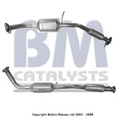 BM91156 BM+CATALYSTS Exhaust System Catalytic Converter