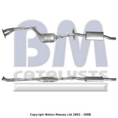 BM91202H BM+CATALYSTS Exhaust System Catalytic Converter