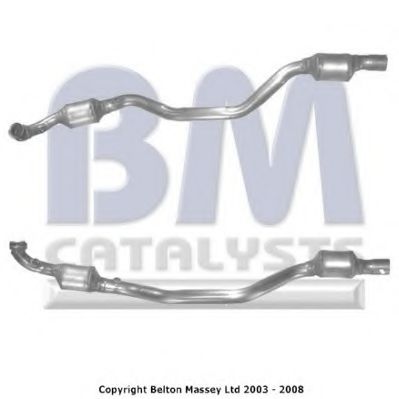 BM91242H BM+CATALYSTS Exhaust System Catalytic Converter