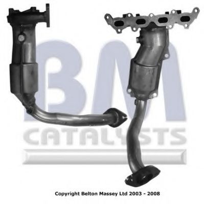 BM91393 BM+CATALYSTS Exhaust System Catalytic Converter