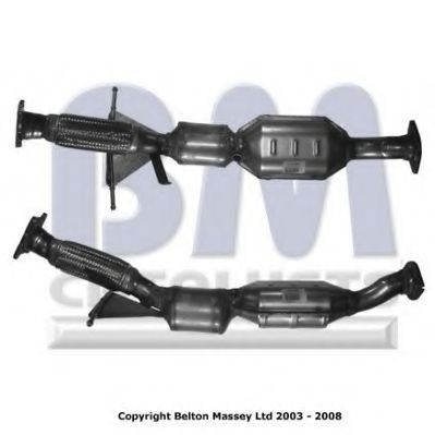 BM91399H BM+CATALYSTS Exhaust System Exhaust Pipe