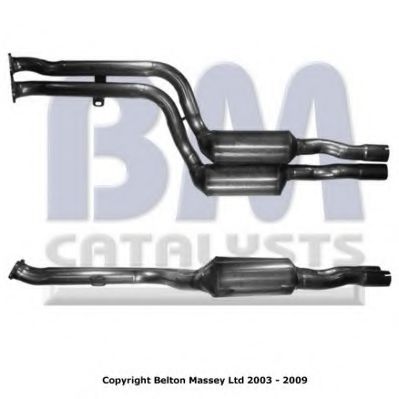 BM91427 BM+CATALYSTS Exhaust System Front Silencer