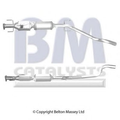 BM11076H BM+CATALYSTS Soot/Particulate Filter, exhaust system