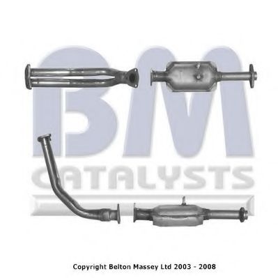 BM91081H BM+CATALYSTS Exhaust System Catalytic Converter