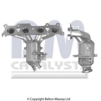 BM91629H BM+CATALYSTS Exhaust System Catalytic Converter