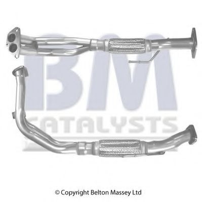 BM70010 BM+CATALYSTS Exhaust System Exhaust Pipe