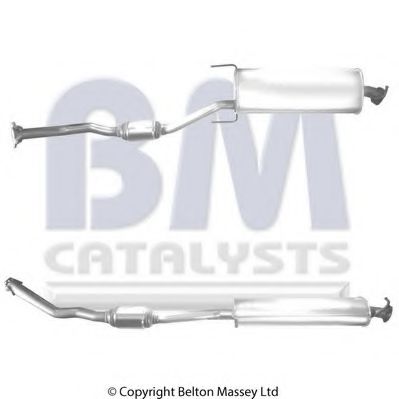 BM80485H BM+CATALYSTS Exhaust System Catalytic Converter