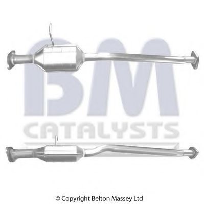 BM90163 BM+CATALYSTS Exhaust System Catalytic Converter