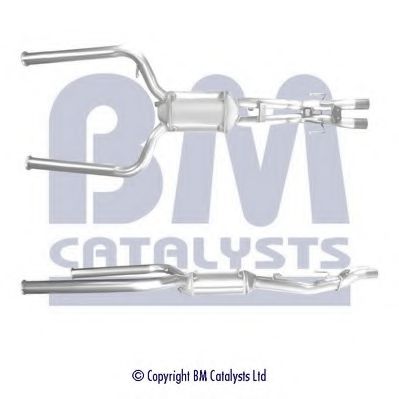 BM11222 BM+CATALYSTS Exhaust System Retrofit Kit, soot filter