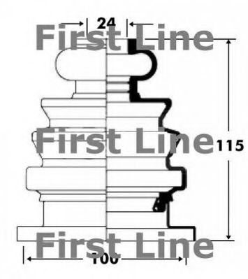 FCB2677 FIRST LINE Bellow Set, drive shaft