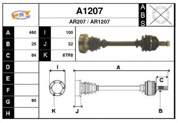 A1207 SNRA Система подачи воздуха Воздушный фильтр