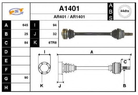 A1401 SNRA Air Filter