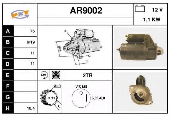 AR9002 SNRA Steering Gear